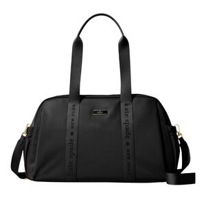 Kate Spade Black Travel Bag with Adjustable Strap